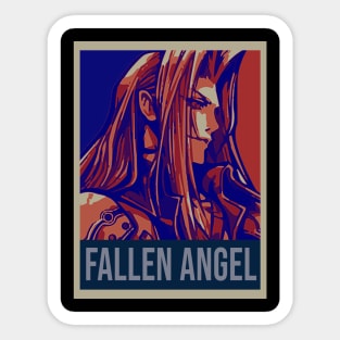 Fallen Angel Poster Sticker